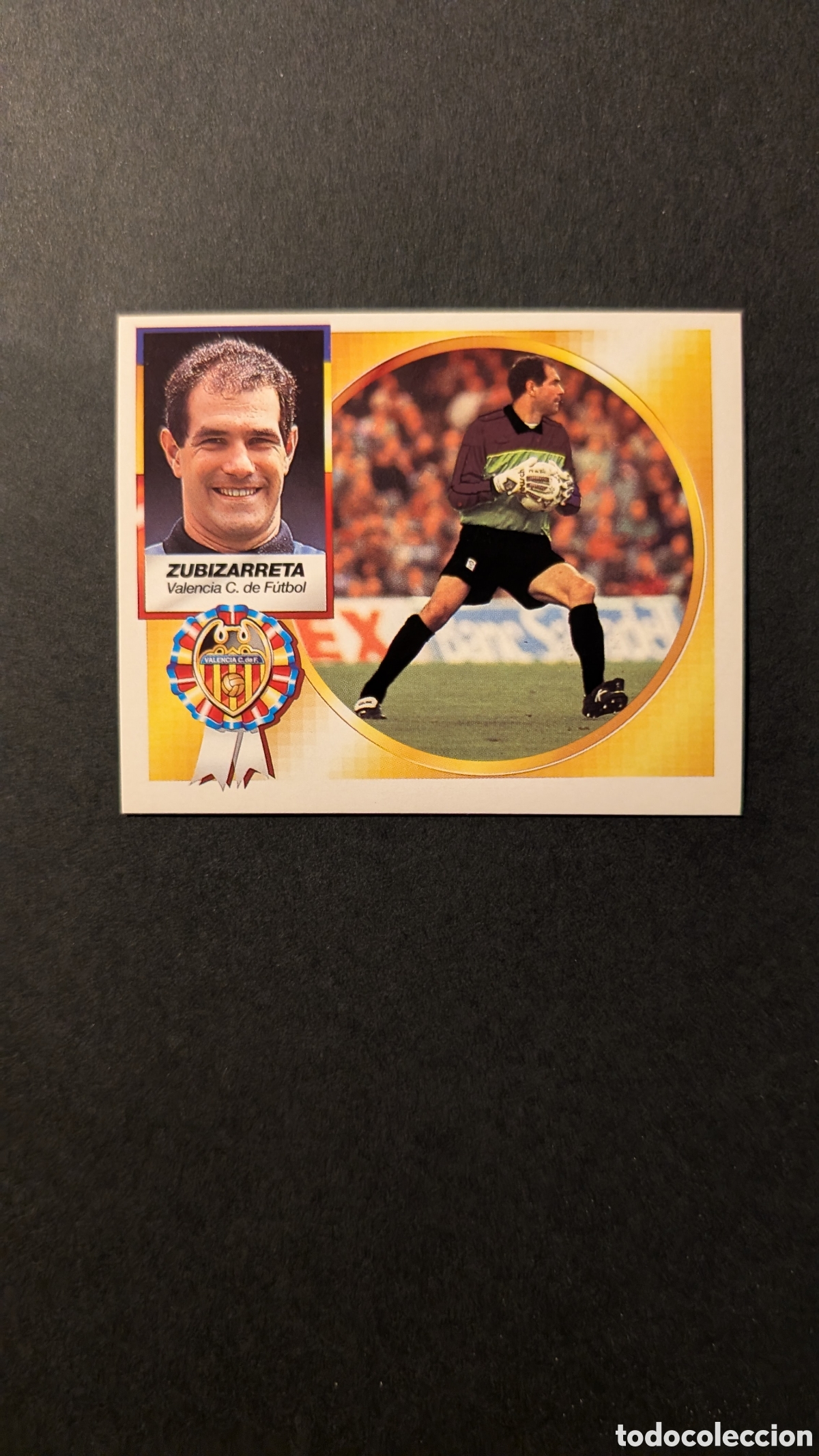 Cromos de F&uacute;tbol: ZUBIZARRETA VALENCIA VERSION LIGA ESTE 1994/95 NUNCA PEGADO SIN PEGAR