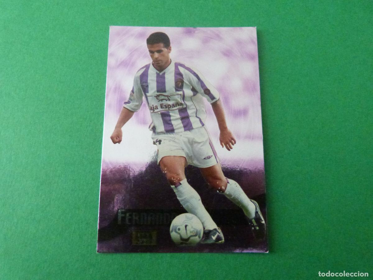 Cromos de F&uacute;tbol: TRADING CARD FUTBOL FERNANDO REAL VALLADOLID N&ordm; 324 FICHAS LIGA MUNDICROMO 2003/02-03