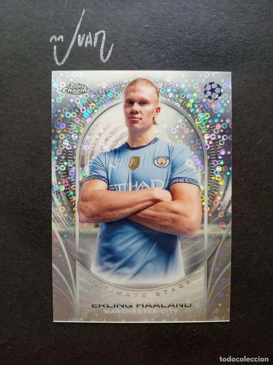 Cromos de F&uacute;tbol: 33 ULTIMATE STAGE HAALAND MANCHESTER CITY ⚽ TOPPS &reg; CHROME CLUB COMPETITIONS 2024 2025 24 25 NUEVO