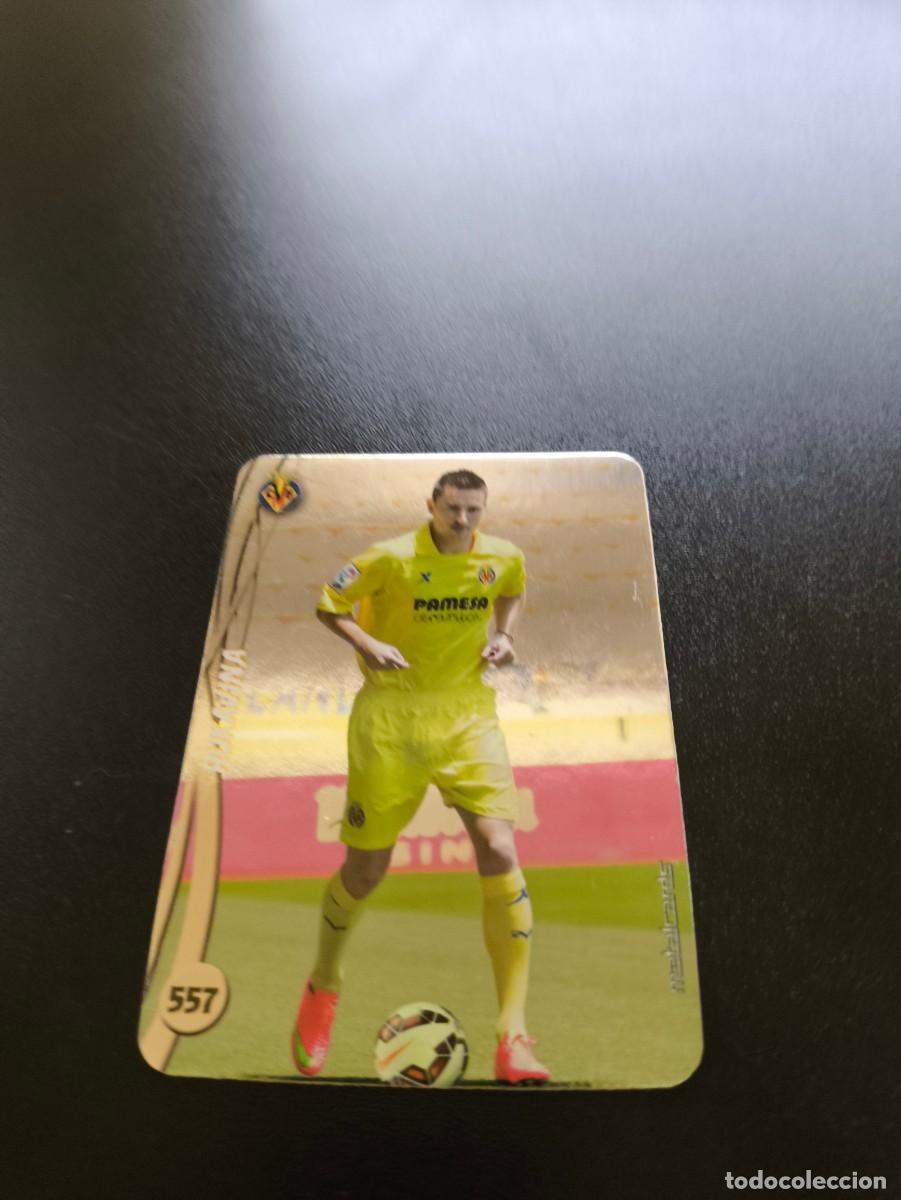 Cromos de F&uacute;tbol: 557 RUKAVINA VILLARREAL BRILLO LISO PLATA TOP MUNDICROMO LIGA 2014 2015 14 15 NO PANINI ESTE