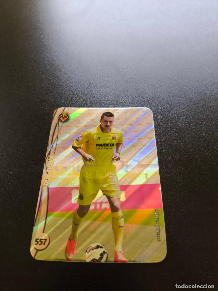 Cromos de F&uacute;tbol: 557 RUKAVINA VILLARREAL BRILLO RAYAS PLATA TOP MUNDICROMO LIGA 2014 2015 14 15 NO PANINI ESTE