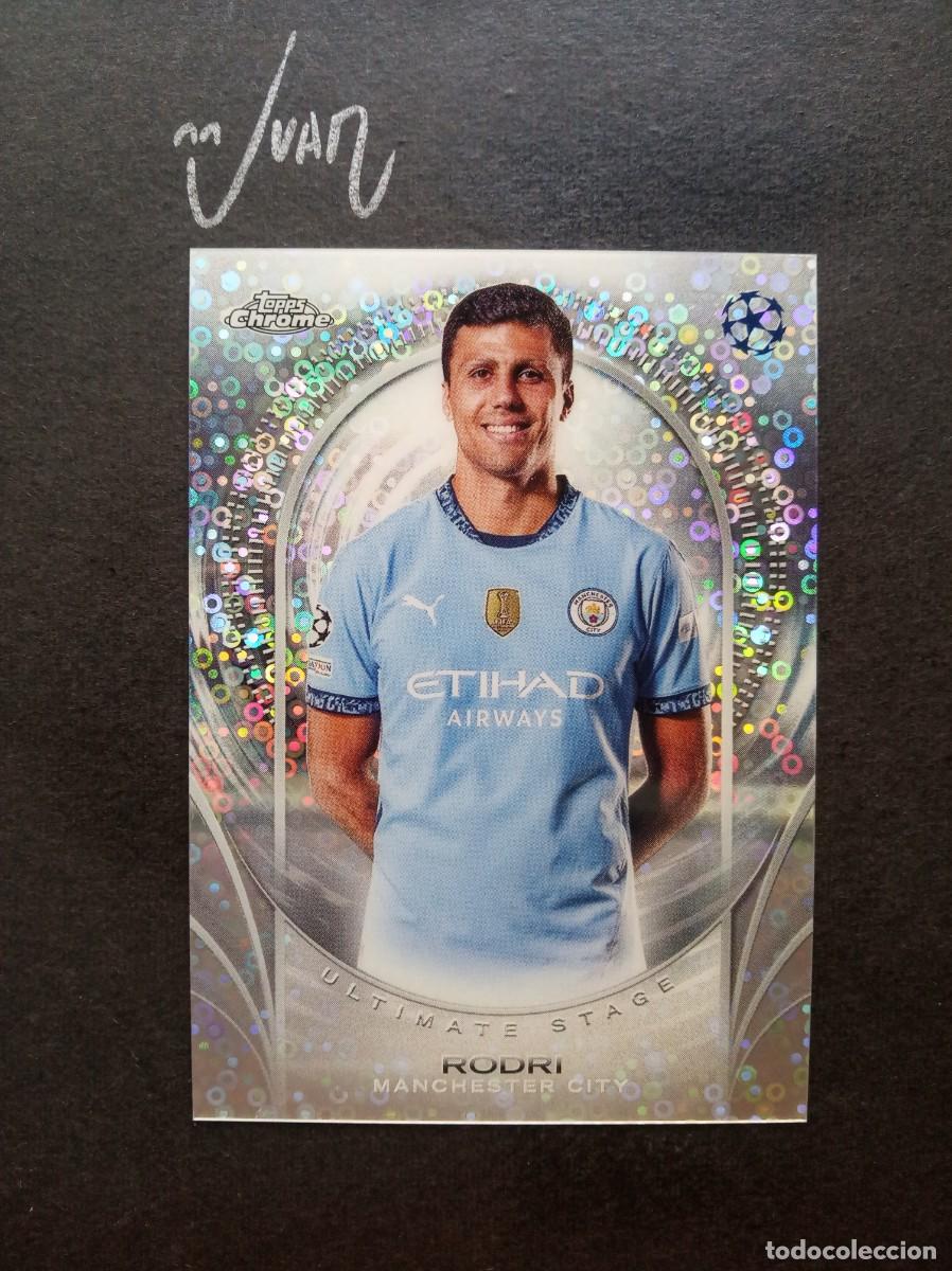 Cromos de F&uacute;tbol: 36 ULTIMATE STAGE RODRI MANCHESTER CITY ⚽ TOPPS &reg; CHROME CLUB COMPETITIONS 2024 2025 24 25 NUEVO