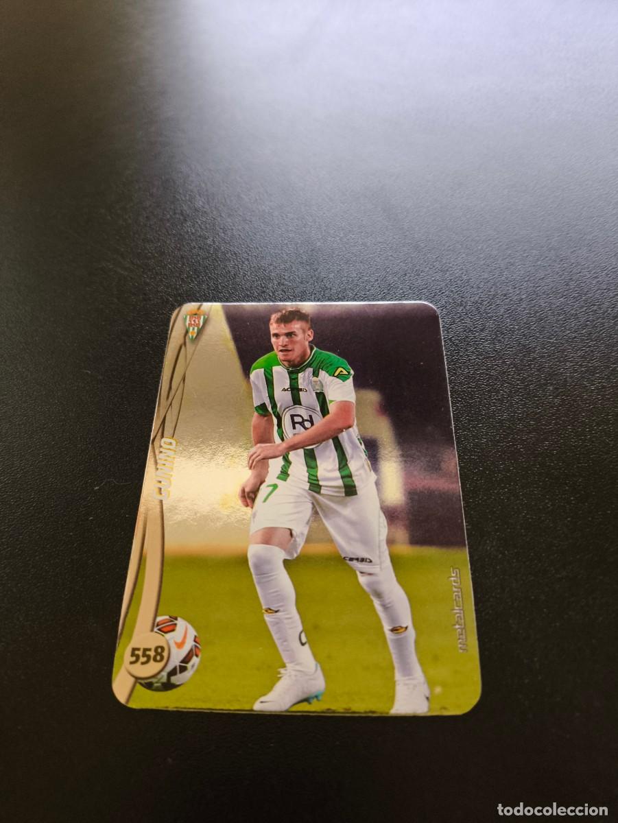 Cromos de F&uacute;tbol: 558 GUNINO CORDOBA BRILLO LISO PLATA TOP MUNDICROMO LIGA 2014 2015 14 15 NO PANINI ESTE