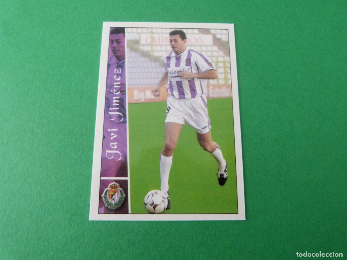Cromos de F&uacute;tbol: TRADING CARD FUTBOL JIMENEZ REAL VALLADOLID N&ordm; 608 + FICHAS LIGA MUNDICROMO 2003/02-03