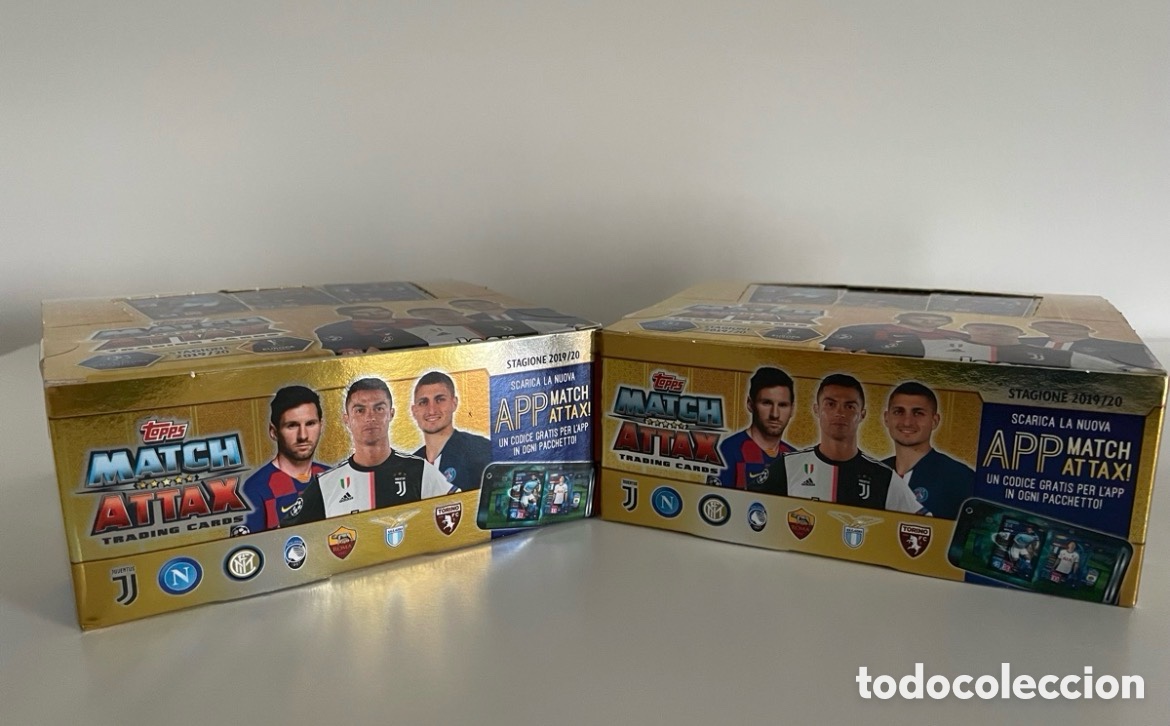 Cromos de Futebol: Lote 2 Cajas Topps Match Attax 2019-20 2019 2020
