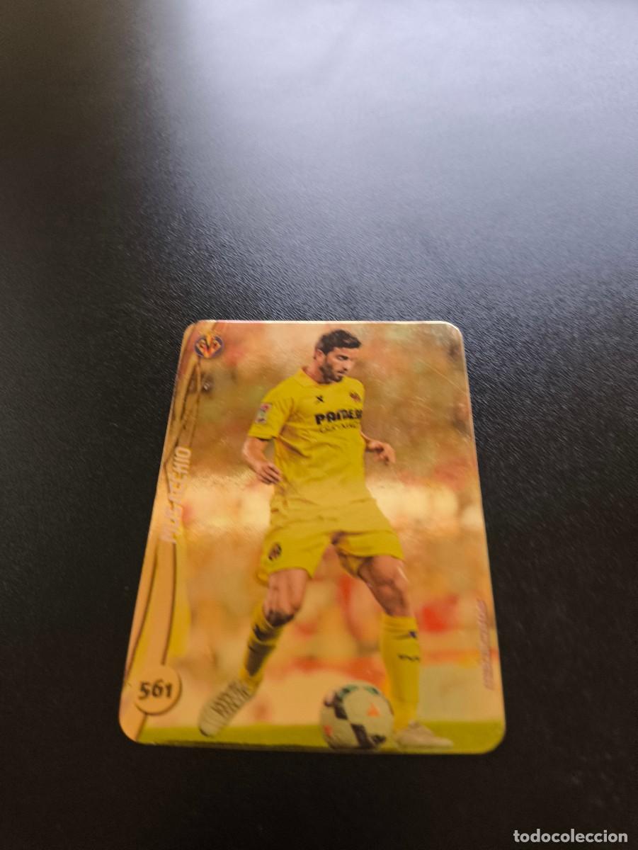 Cromos de F&uacute;tbol: 561 MUSACCHIO VILLARREAL BRILLO LISO DORADO TOP MUNDICROMO LIGA 2014 2015 14 15 NO PANINI ESTE