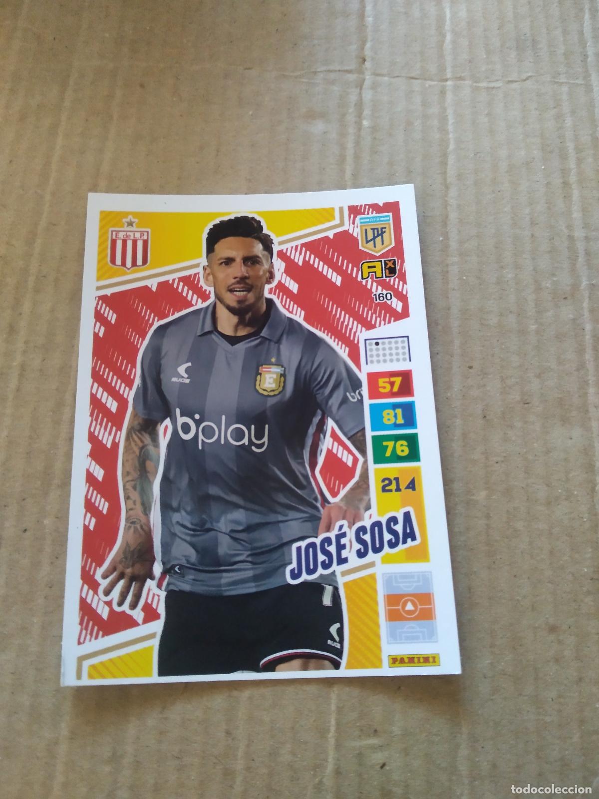 Cromos de F&uacute;tbol: 160 JOSE SOSA ESTUDIANTES PLATA CROMO FUTBOL PANINI ARGENTINO 2023 LIGA ARGENTINA ADRENALYN