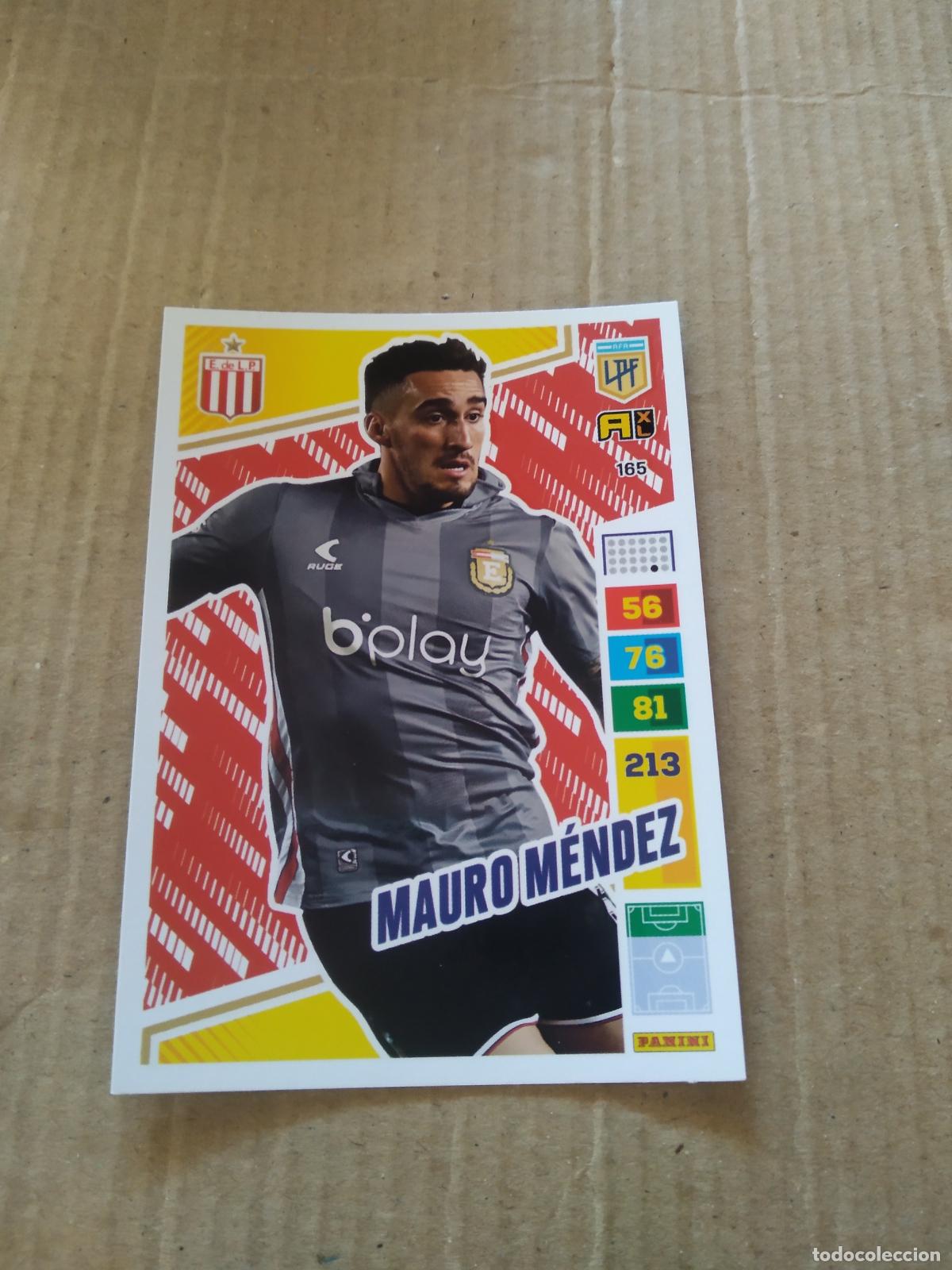 Cromos de F&uacute;tbol: 165 MAURO MENDEZ ESTUDIANTES CROMO FUTBOL PANINI ARGENTINO 2023 LIGA ARGENTINA ADRENALYN