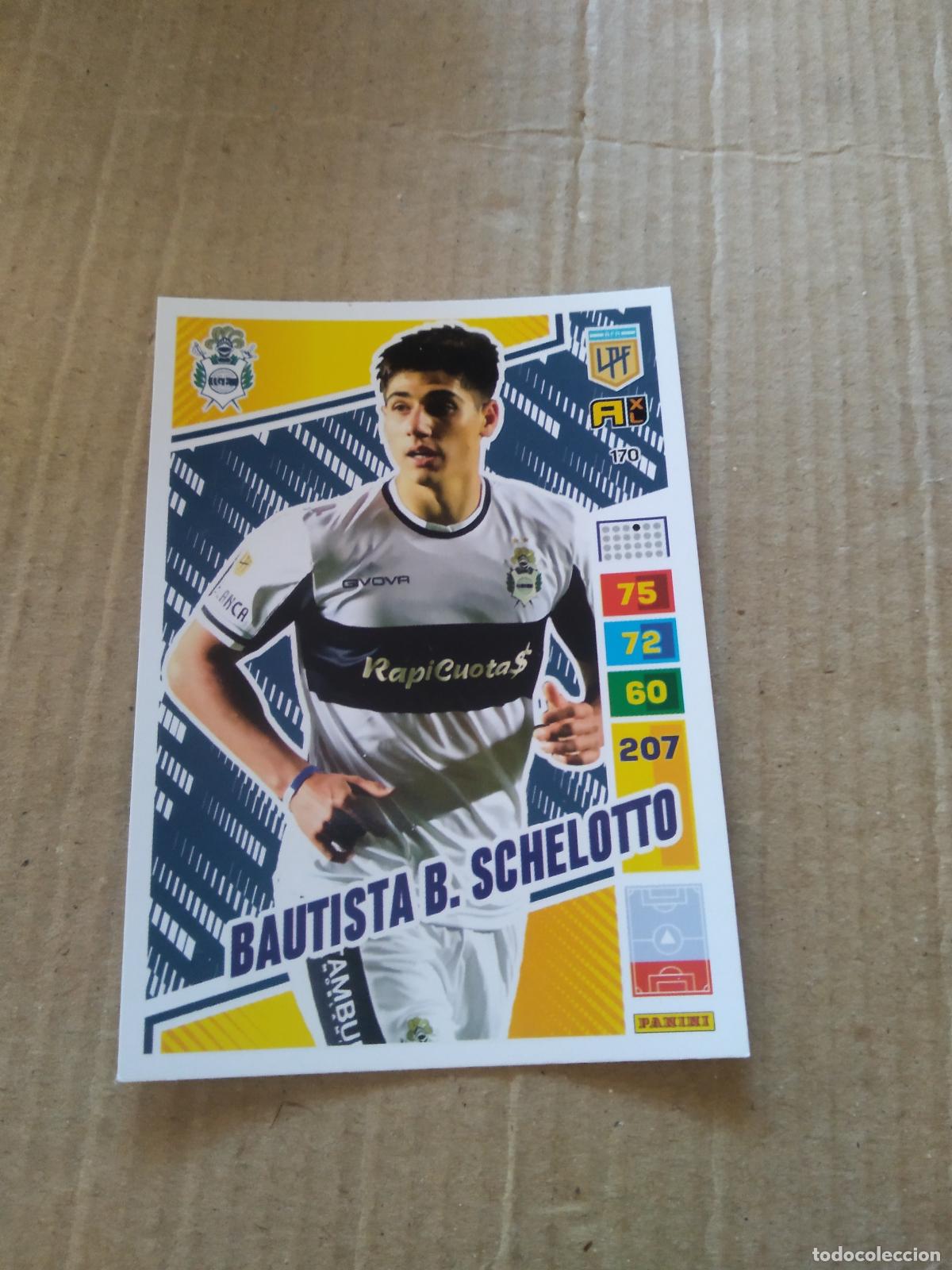 Cromos de F&uacute;tbol: 170 BAUTISTA B SCHELOTTO GIMNASIA CROMO FUTBOL PANINI ARGENTINO 2023 LIGA ARGENTINA ADRENALYN