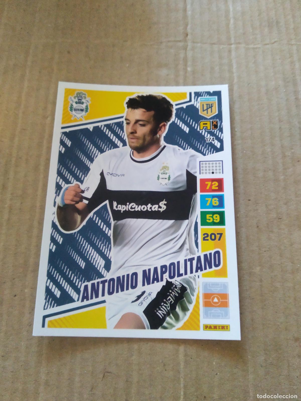 Cromos de F&uacute;tbol: 174 ANTONIO NAPOLITANO GIMNASIA CROMO FUTBOL PANINI ARGENTINO 2023 LIGA ARGENTINA ADRENALYN
