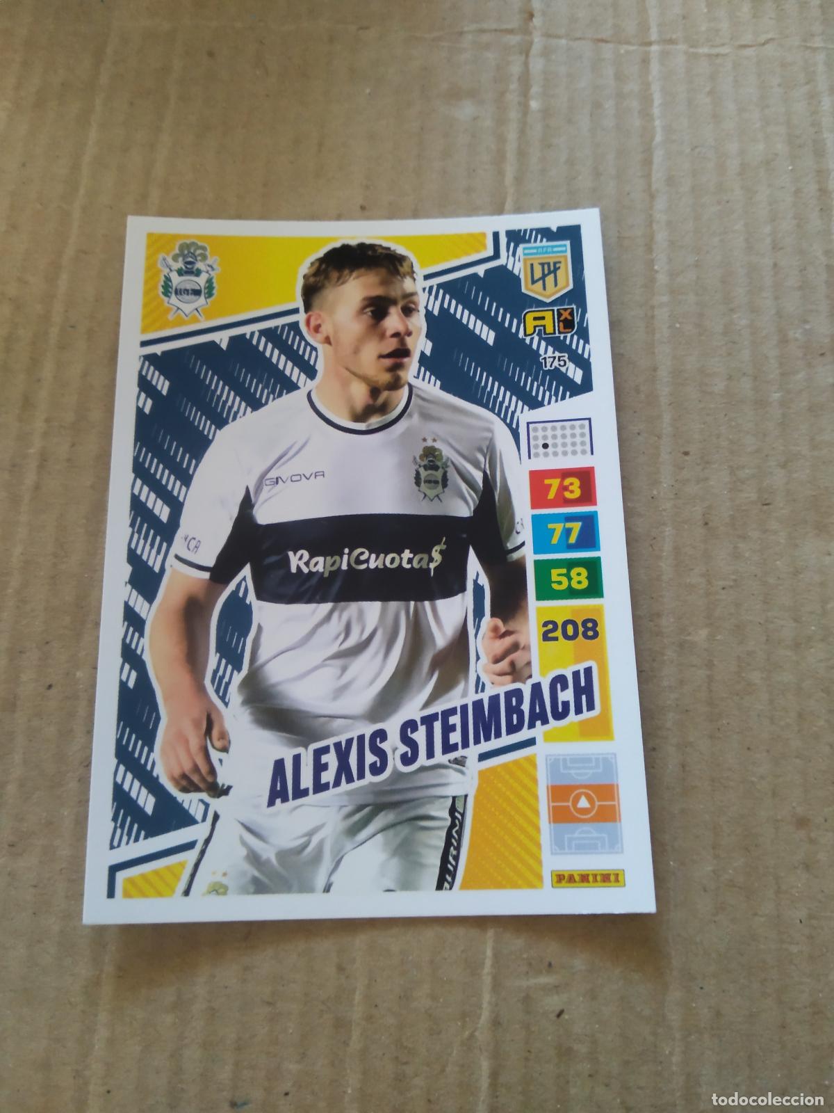 Cromos de F&uacute;tbol: 175 ALEXIS STEIMBACH GIMNASIA CROMO FUTBOL PANINI ARGENTINO 2023 LIGA ARGENTINA ADRENALYN
