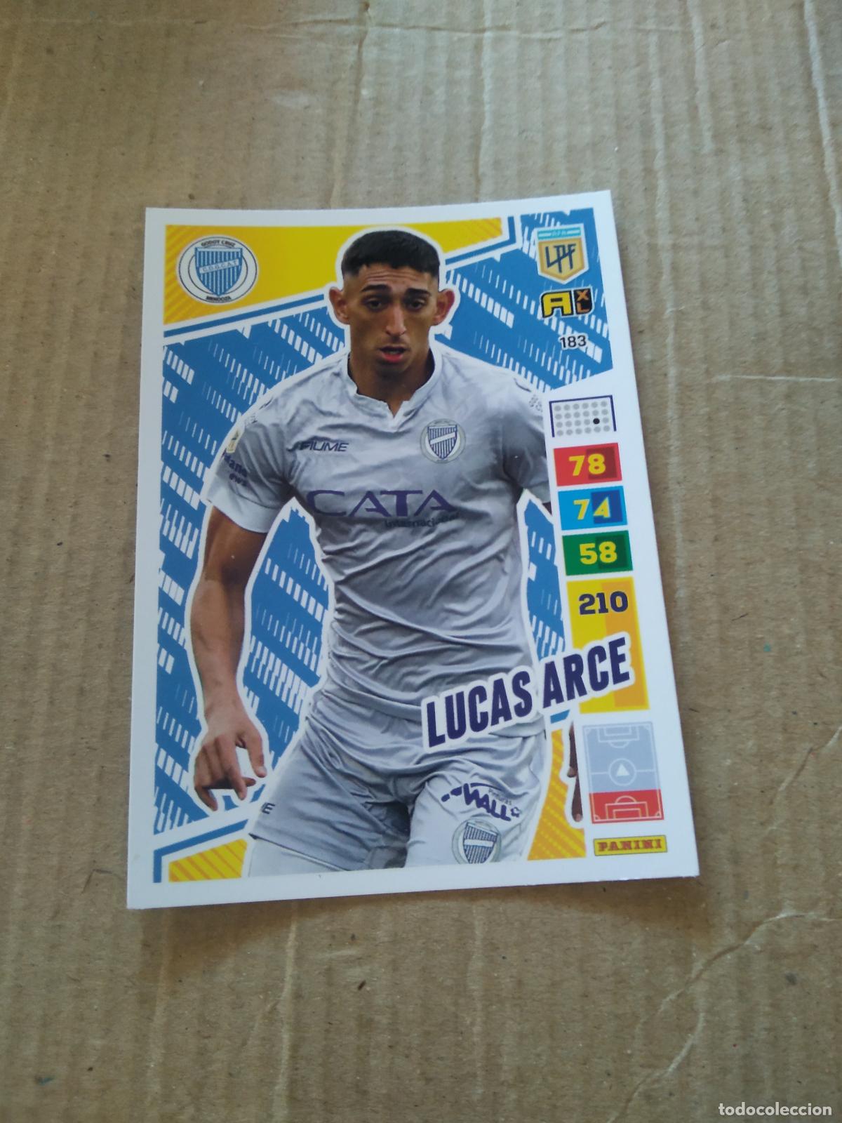 Cromos de F&uacute;tbol: 183 LUCAS ARCE GODOY CRUZ CROMO FUTBOL PANINI ARGENTINO 2023 LIGA ARGENTINA ADRENALYN