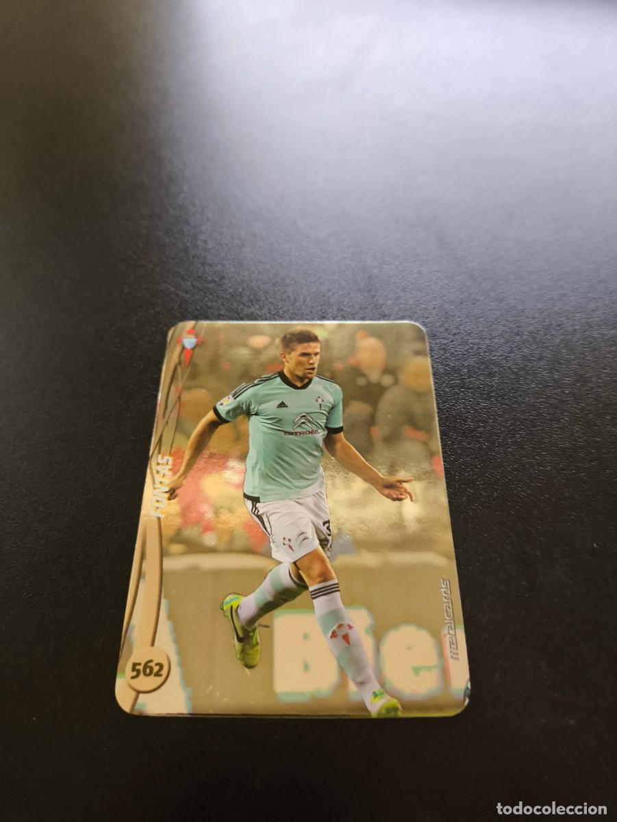 Cromos de F&uacute;tbol: 562 FONTAS CELTA BRILLO LISO PLATA TOP MUNDICROMO LIGA 2014 2015 14 15 NO PANINI ESTE