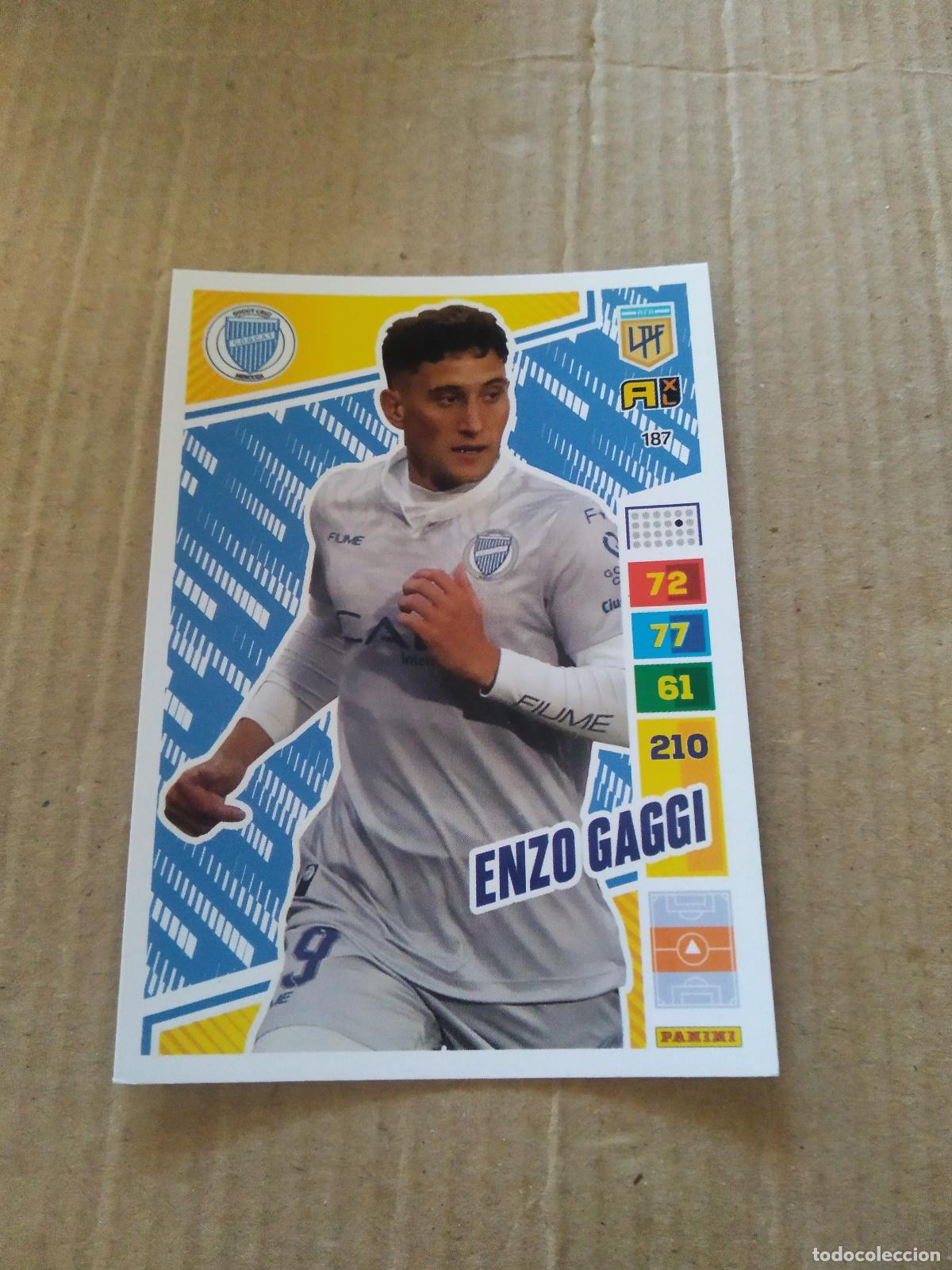 Cromos de F&uacute;tbol: 187 ENZO GAGGI GODOY CRUZ CROMO FUTBOL PANINI ARGENTINO 2023 LIGA ARGENTINA ADRENALYN