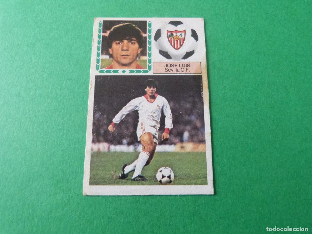 Cromos de F&uacute;tbol: CROMO FUTBOL JOSE LUIS SEVILLA F.C. DESPEGADO LIGA ESTE 1983-1984/83-84