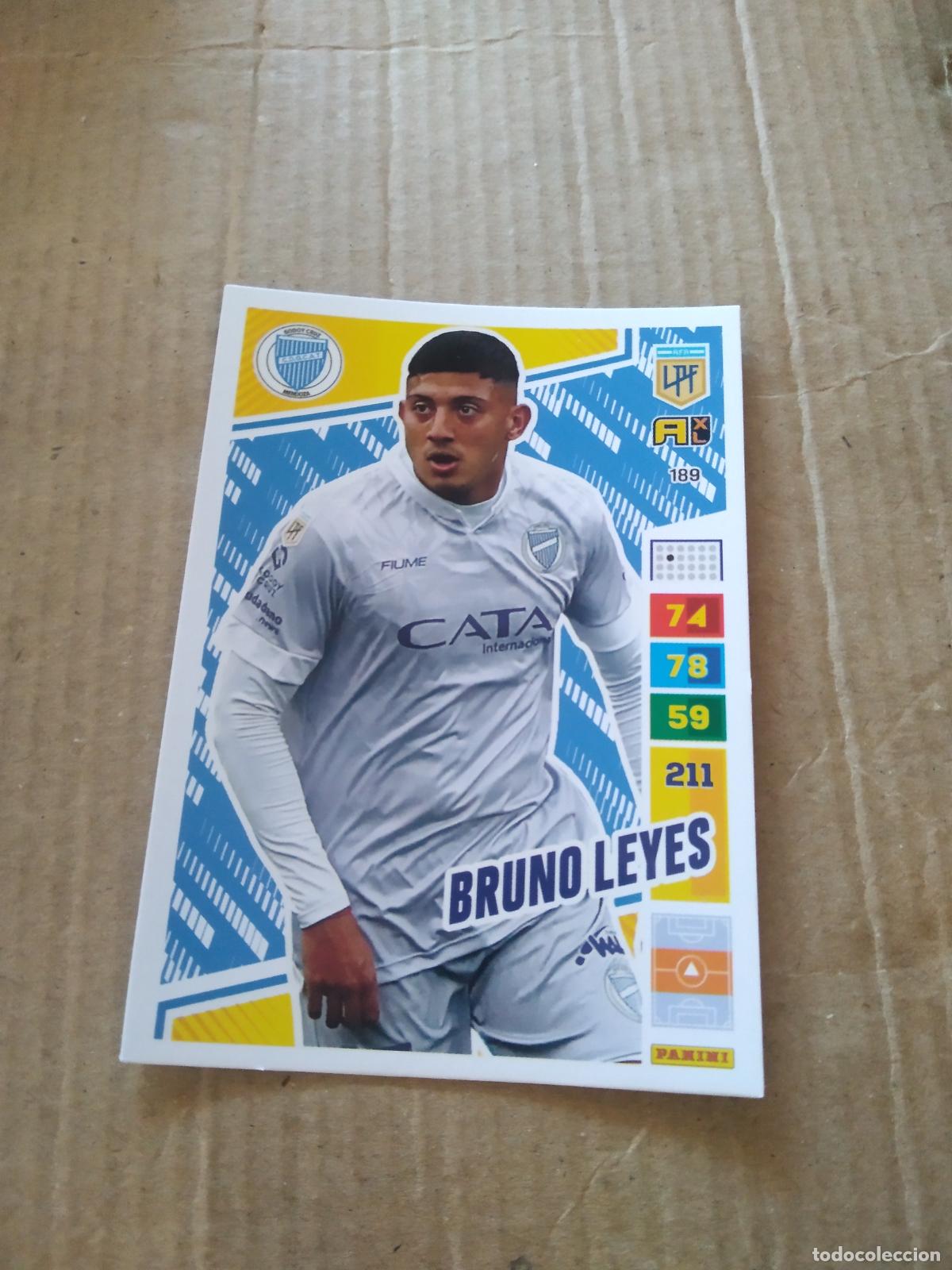 Cromos de F&uacute;tbol: 189 BRUNO LEYES GODOY CRUZ CROMO FUTBOL PANINI ARGENTINO 2023 LIGA ARGENTINA ADRENALYN
