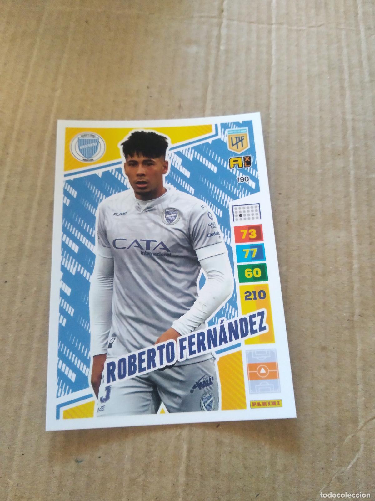 Cromos de F&uacute;tbol: 190 ROBERTO FERNANDEZ GODOY CRUZ CROMO FUTBOL PANINI ARGENTINO 2023 LIGA ARGENTINA ADRENALYN