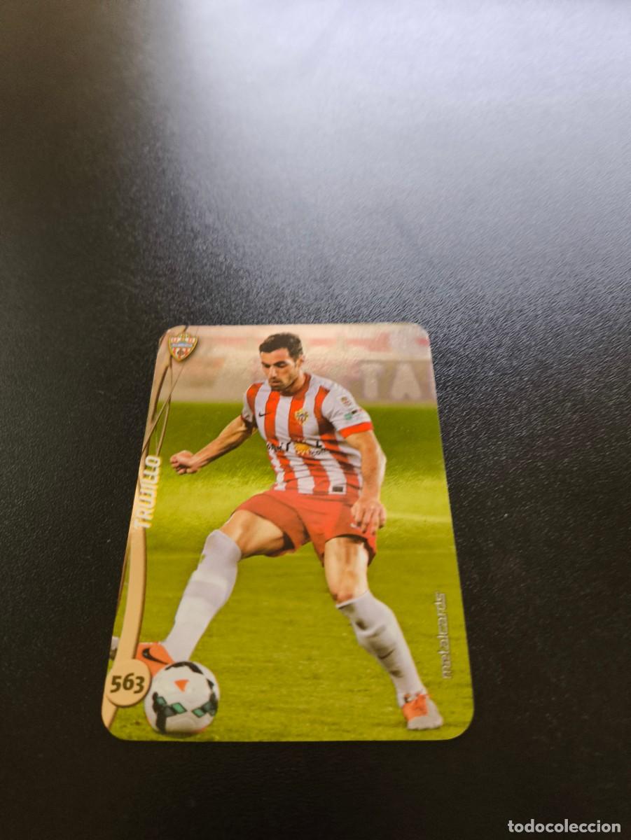 Cromos de F&uacute;tbol: 563 TRUJILLO ALMERIA BRILLO LISO PLATA TOP MUNDICROMO LIGA 2014 2015 14 15 NO PANINI ESTE