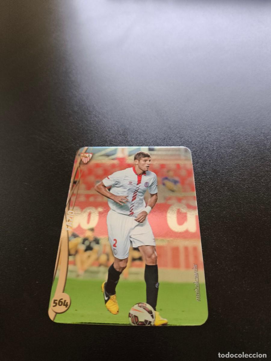 Cromos de F&uacute;tbol: 564 FAZIO BAJA SEVILLA BRILLO LISO PLATA TOP MUNDICROMO LIGA 2014 2015 14 15 NO PANINI ESTE