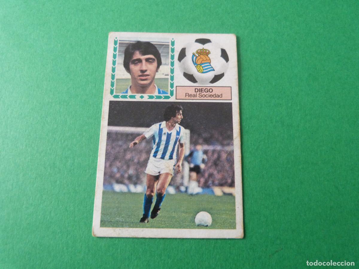 Cromos de F&uacute;tbol: CROMO FUTBOL DIEGO REAL SOCIEDAD DESPEGADO LIGA ESTE 1983-1984/83-84