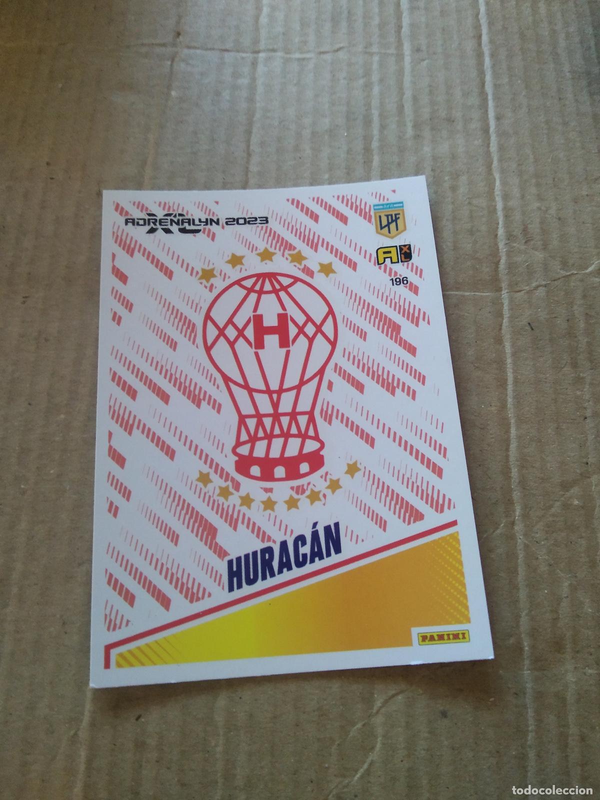 Figurine di Calcio: 196 ESCUDO HURACAN CROMO FUTBOL PANINI ARGENTINO 2023 LIGA ARGENTINA ADRENALYN