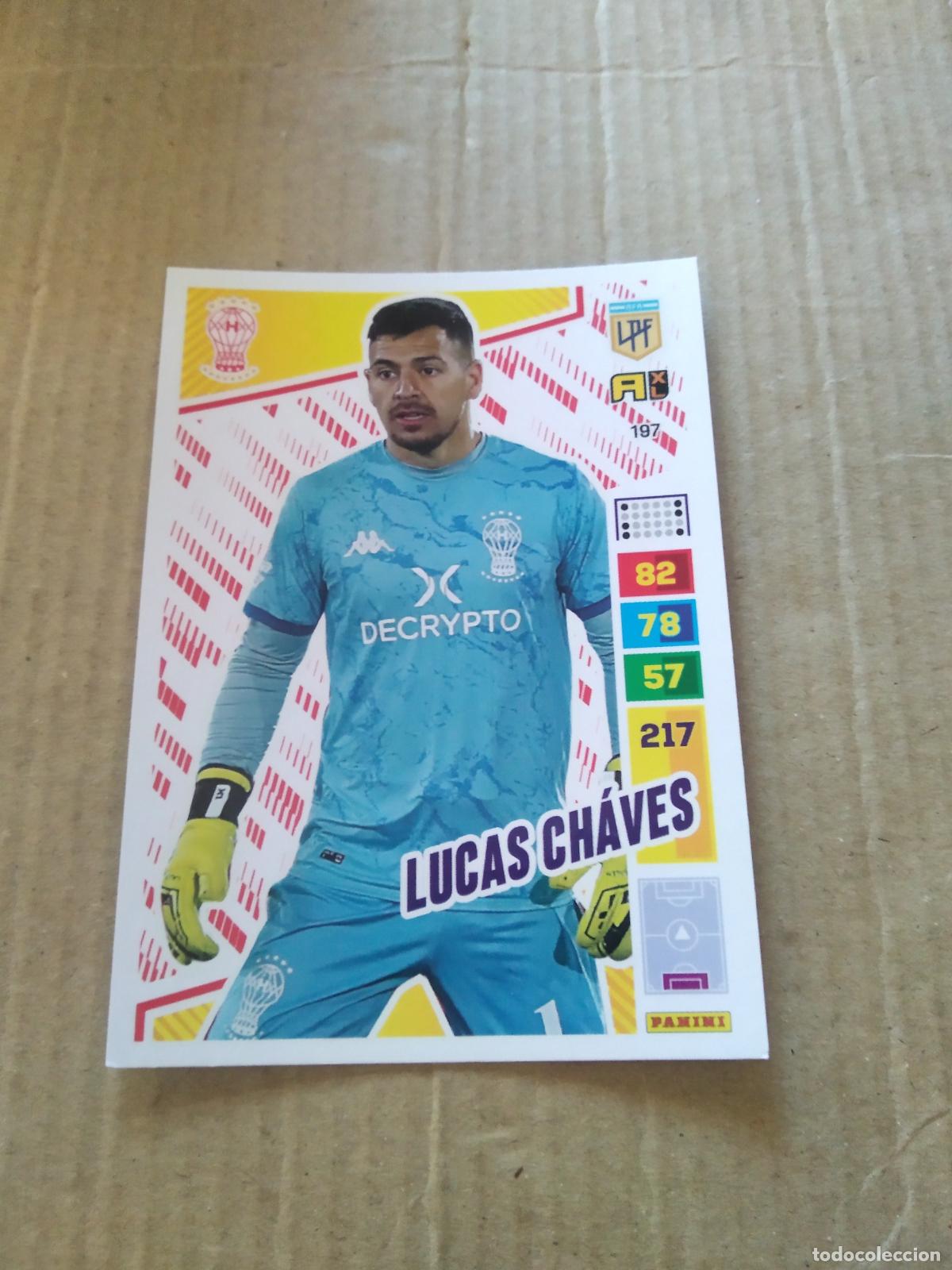 Figurine di Calcio: 197 LUCAS CHAVES HURACAN CROMO FUTBOL PANINI ARGENTINO 2023 LIGA ARGENTINA ADRENALYN