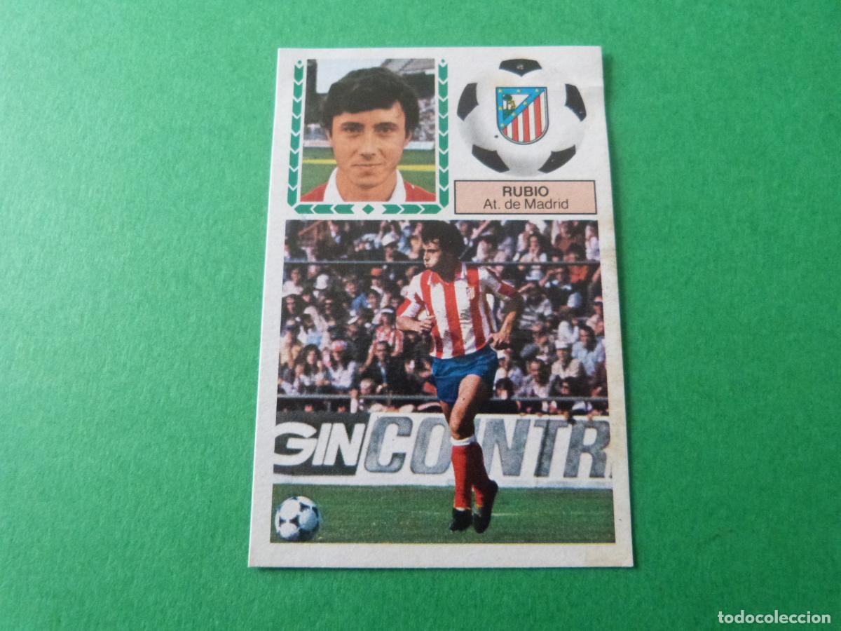 Football Stickers: CROMO FUTBOL RUBIO ATLETICO DE MADRID DESPEGADO LIGA ESTE 1983-1984/83-84