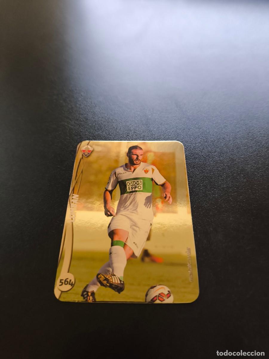 Figurine di Calcio: 564 LOMBAN ALTA ELCHE BRILLO LISO DORADO TOP MUNDICROMO LIGA 2014 2015 14 15 NO PANINI ESTE