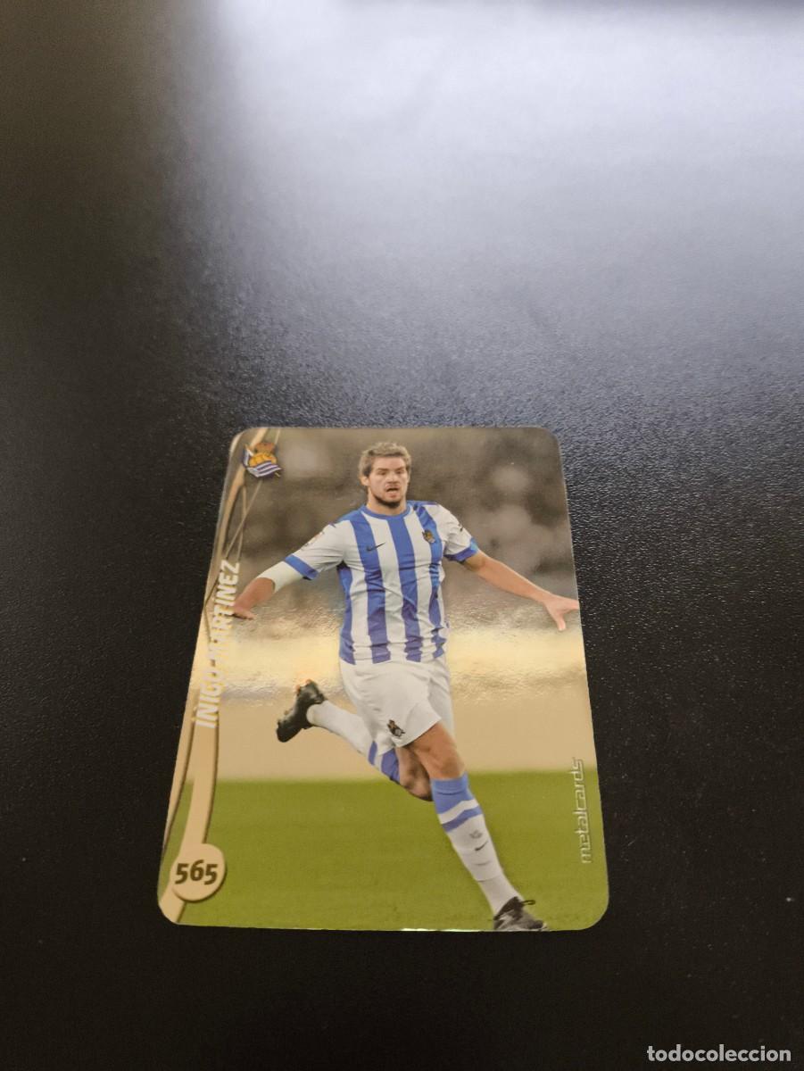 Cromos de F&uacute;tbol: 565 I&Ntilde;IGO MARTINEZ REAL SOCIEDAD BRILLO LISO PLATA MUNDICROMO LIGA 2014 2015 14 15 NO PANINI ESTE