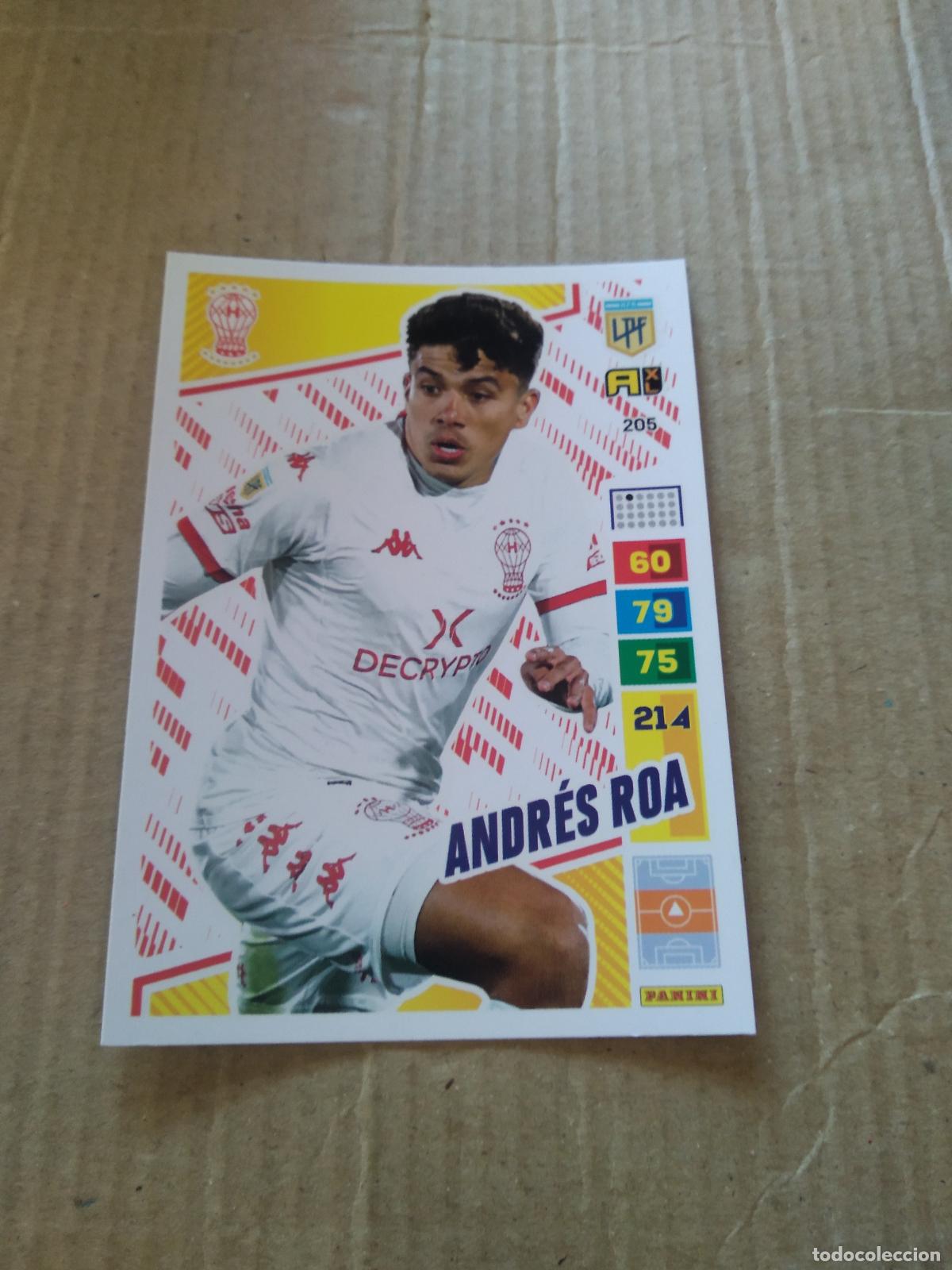 Cromos de F&uacute;tbol: 205 ANDRES ROA HURACAN CROMO FUTBOL PANINI ARGENTINO 2023 LIGA ARGENTINA ADRENALYN