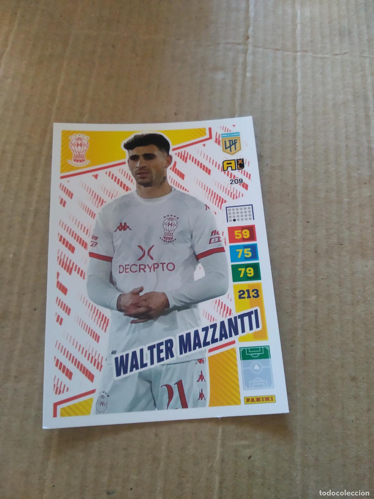 Football Stickers: 209 WALTER MAZZANTTI HURACAN CROMO FUTBOL PANINI ARGENTINO 2023 LIGA ARGENTINA ADRENALYN