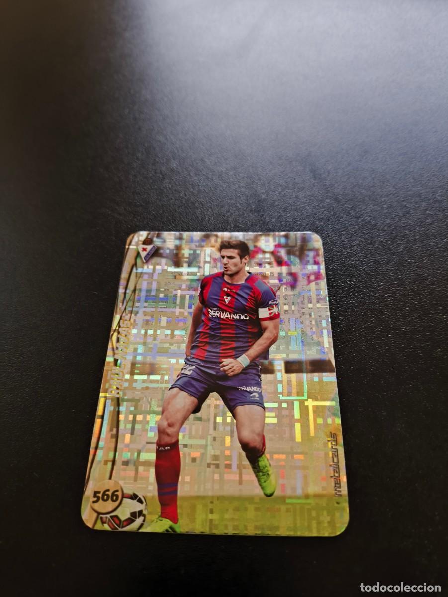 Football Stickers: 566 RAUL NAVAS EIBAR BRILLO TETRIS PLATA MUNDICROMO LIGA 2014 2015 14 15 NO PANINI ESTE