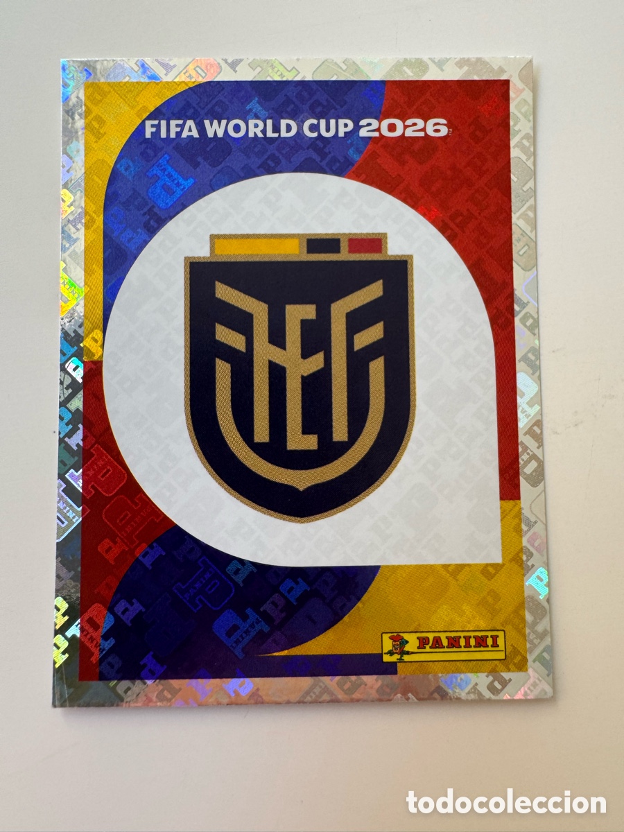 Football Stickers: Ecuador ECU MUNDIAL FIFA WORLD CUP 2026 STICKER PANINI ECU1 &ndash; Escudo
