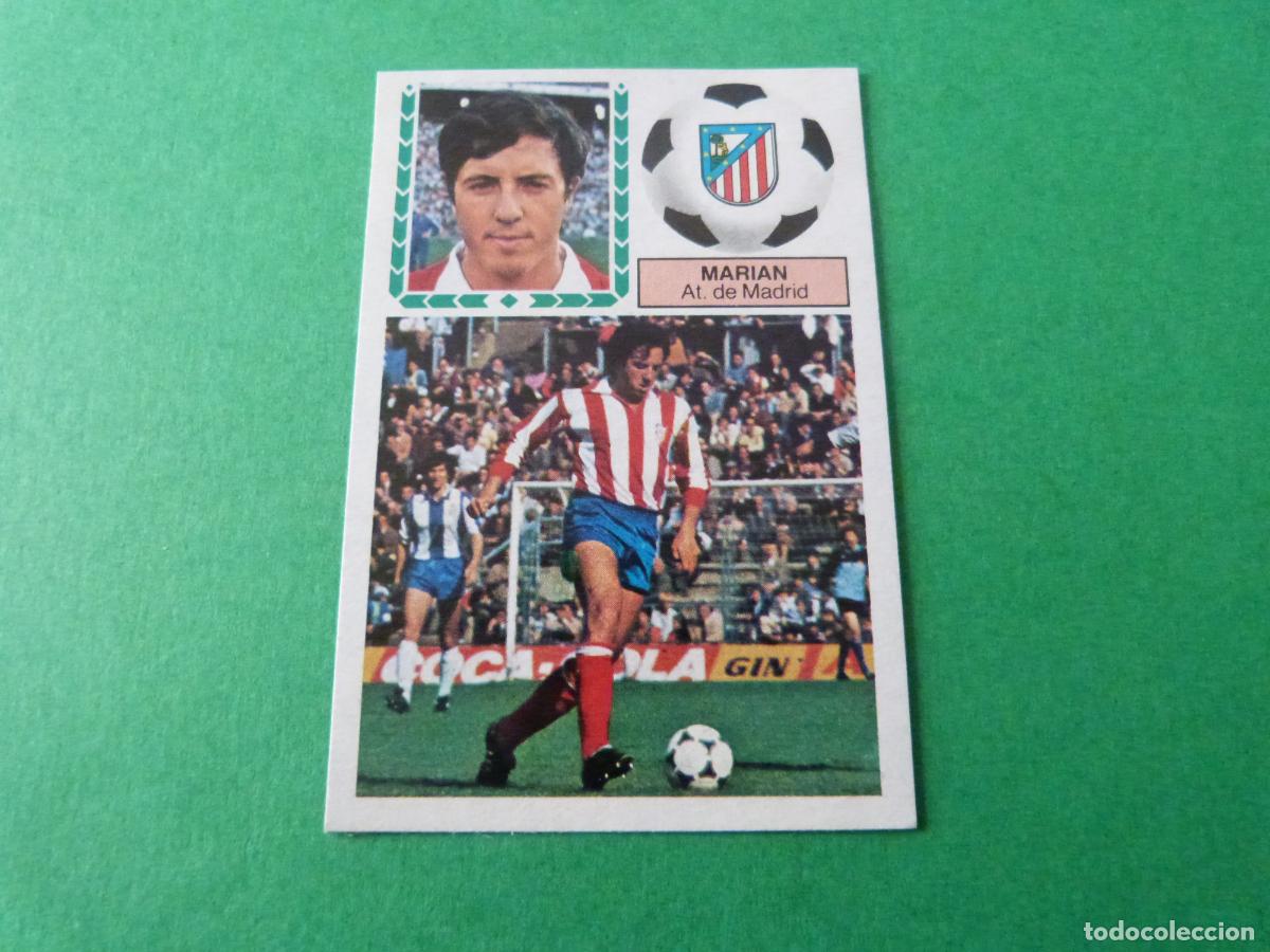 Football Stickers: CROMO FUTBOL MARIAN ATLETICO DE MADRID DESPEGADO LIGA ESTE 1983-1984/83-84