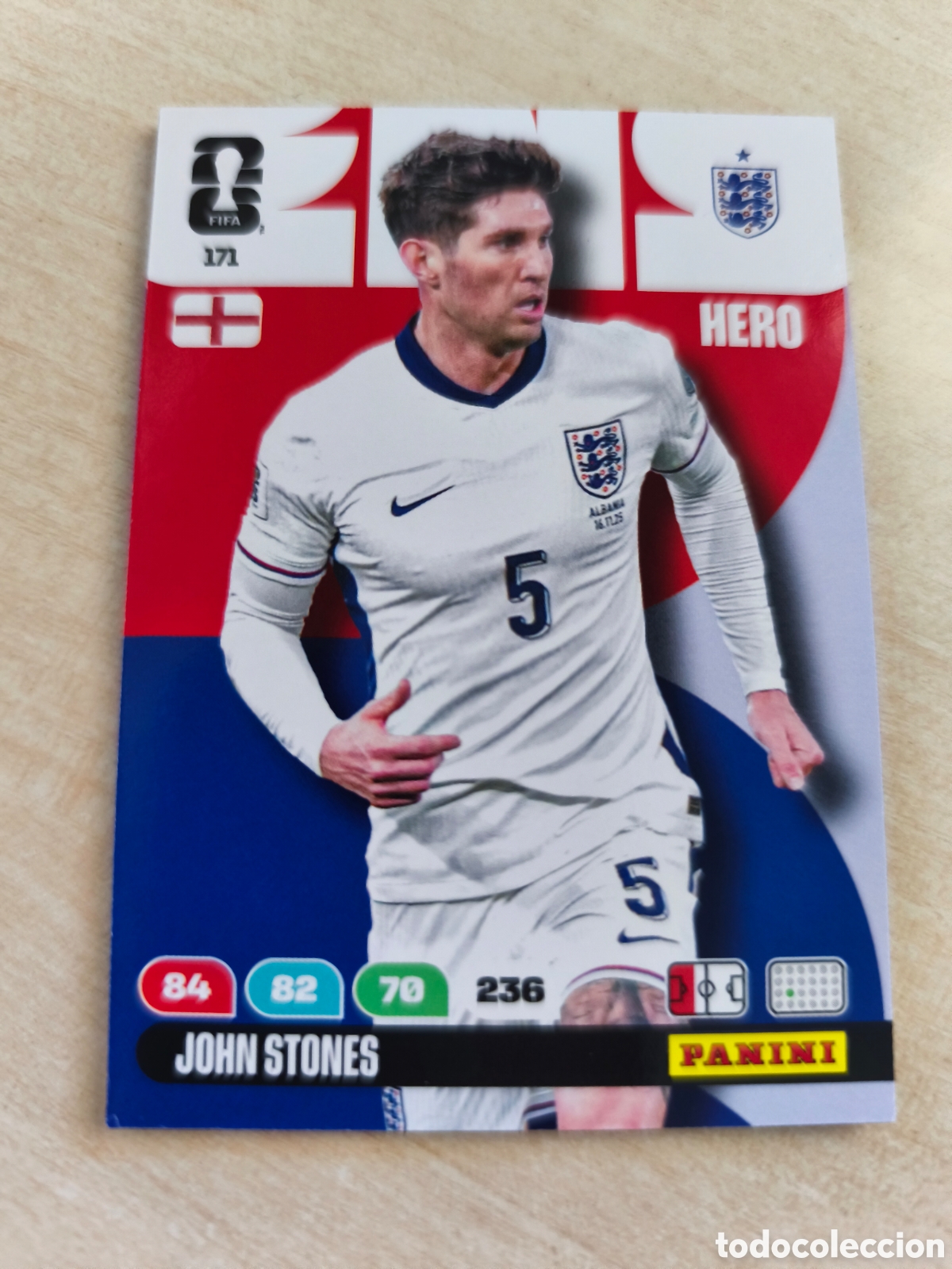 Cromos de F&uacute;tbol: FIFA WORLD CUP 2026 PANINI ADRENALYN XL 171 JOHN STONES - HERO INGLATERRA