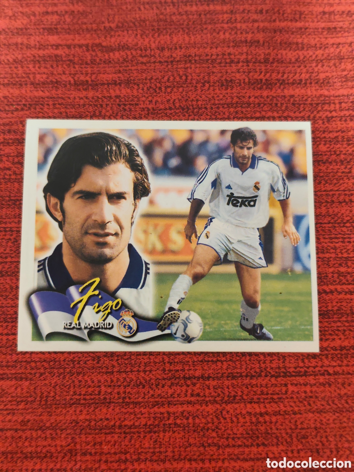 Cromos de F&uacute;tbol: COLOCA FIGO REAL MADRID EDICIONES ESTE LIGA 00 01 2000 2001