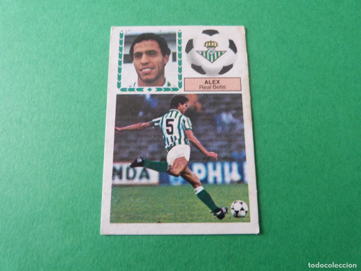 Football Stickers: CROMO FUTBOL ALEX REAL BETIS BALOMPIE DESPEGADO LIGA ESTE 1983-1984/83-84