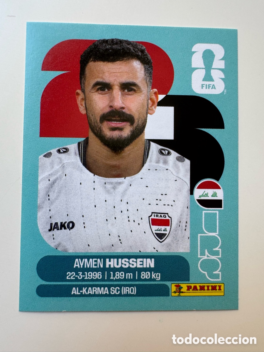 Cromos de F&uacute;tbol: Irak IRQ MUNDIAL FIFA WORLD CUP 2026 STICKER PANINI IRQ19 &ndash; Aymen Hussein N&ordm; 19