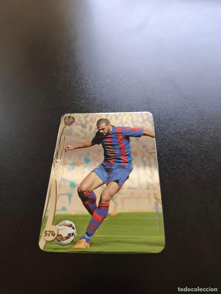 Cromos de F&uacute;tbol: 574 VYNTRA LEVANTE BRILLO LISO PLATA MUNDICROMO LIGA 2014 2015 14 15 NO PANINI ESTE