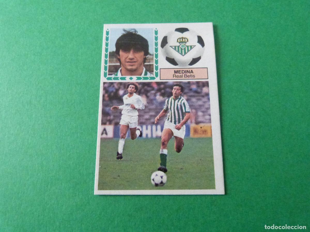 Cromos de F&uacute;tbol: CROMO FUTBOL MEDINA REAL BETIS BALOMPIE DESPEGADO LIGA ESTE 1983-1984/83-84