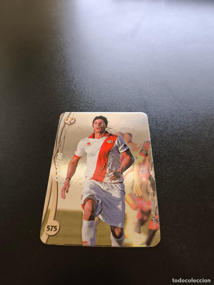 Cromos de F&uacute;tbol: 575 ZE CASTRO RAYO VALLECANO BRILLO LISO PLATA MUNDICROMO LIGA 2014 2015 14 15 NO PANINI ESTE