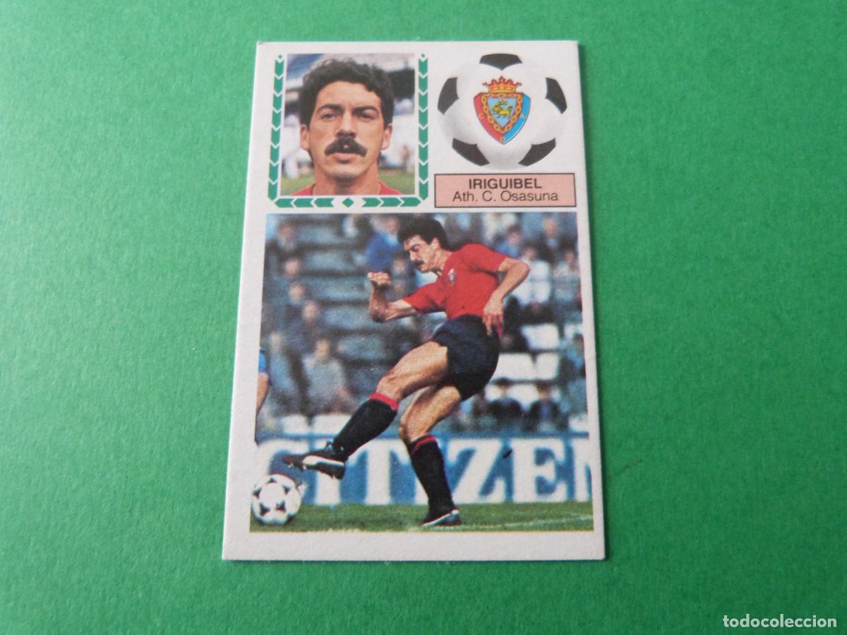 Cromos de F&uacute;tbol: CROMO FUTBOL IRIGUIBEL AT. OSASUNA DESPEGADO LIGA ESTE 1983-1984/83-84