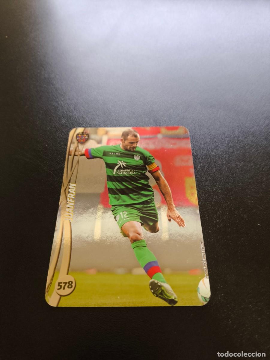 Cromos de F&uacute;tbol: 578 JUANFRAN LEVANTE BRILLO LISO PLATA MUNDICROMO LIGA 2014 2015 14 15 NO PANINI ESTE