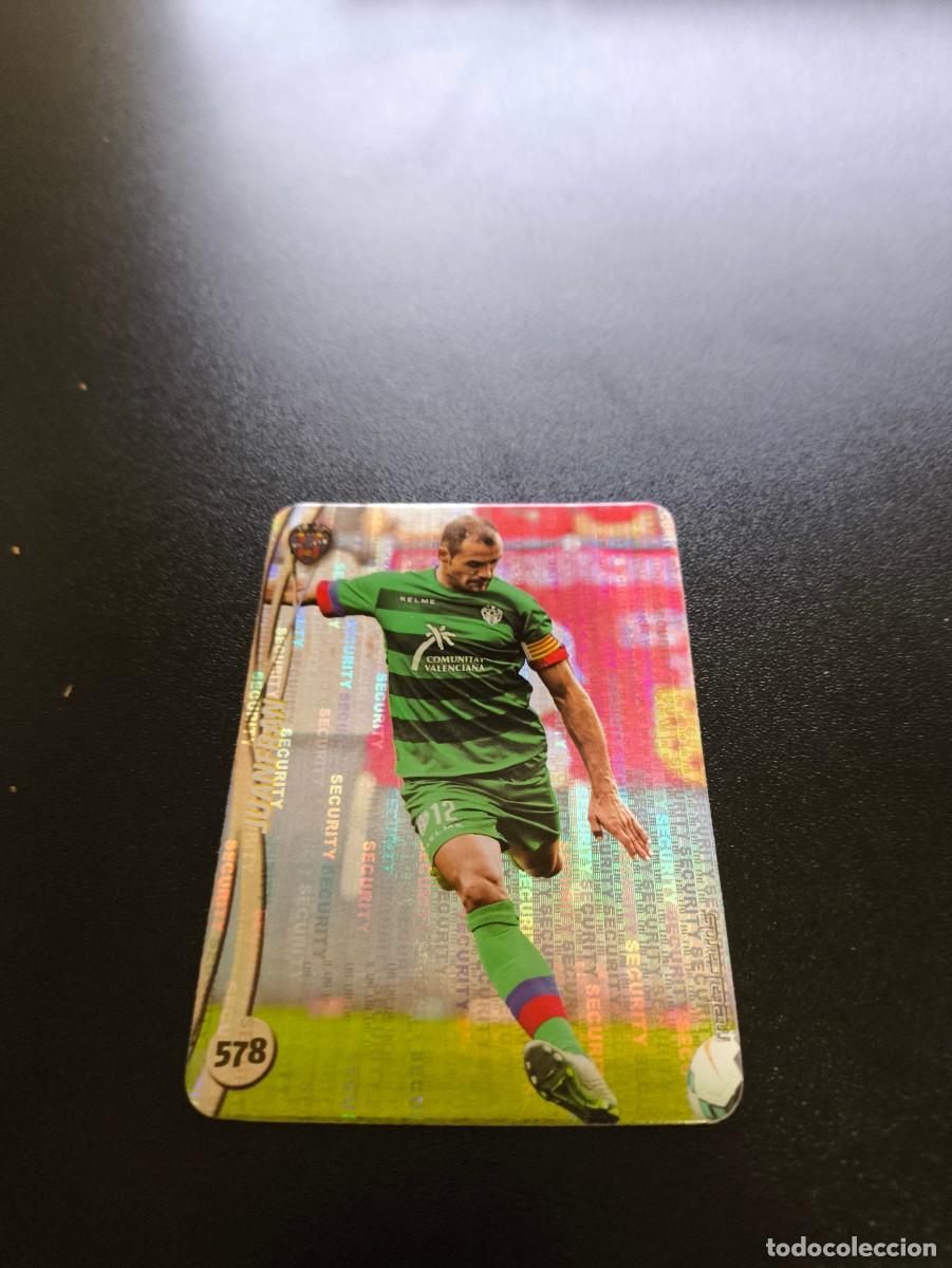 Cromos de F&uacute;tbol: 578 JUANFRAN LEVANTE BRILLO SECURITY PLATA MUNDICROMO LIGA 2014 2015 14 15 NO PANINI ESTE