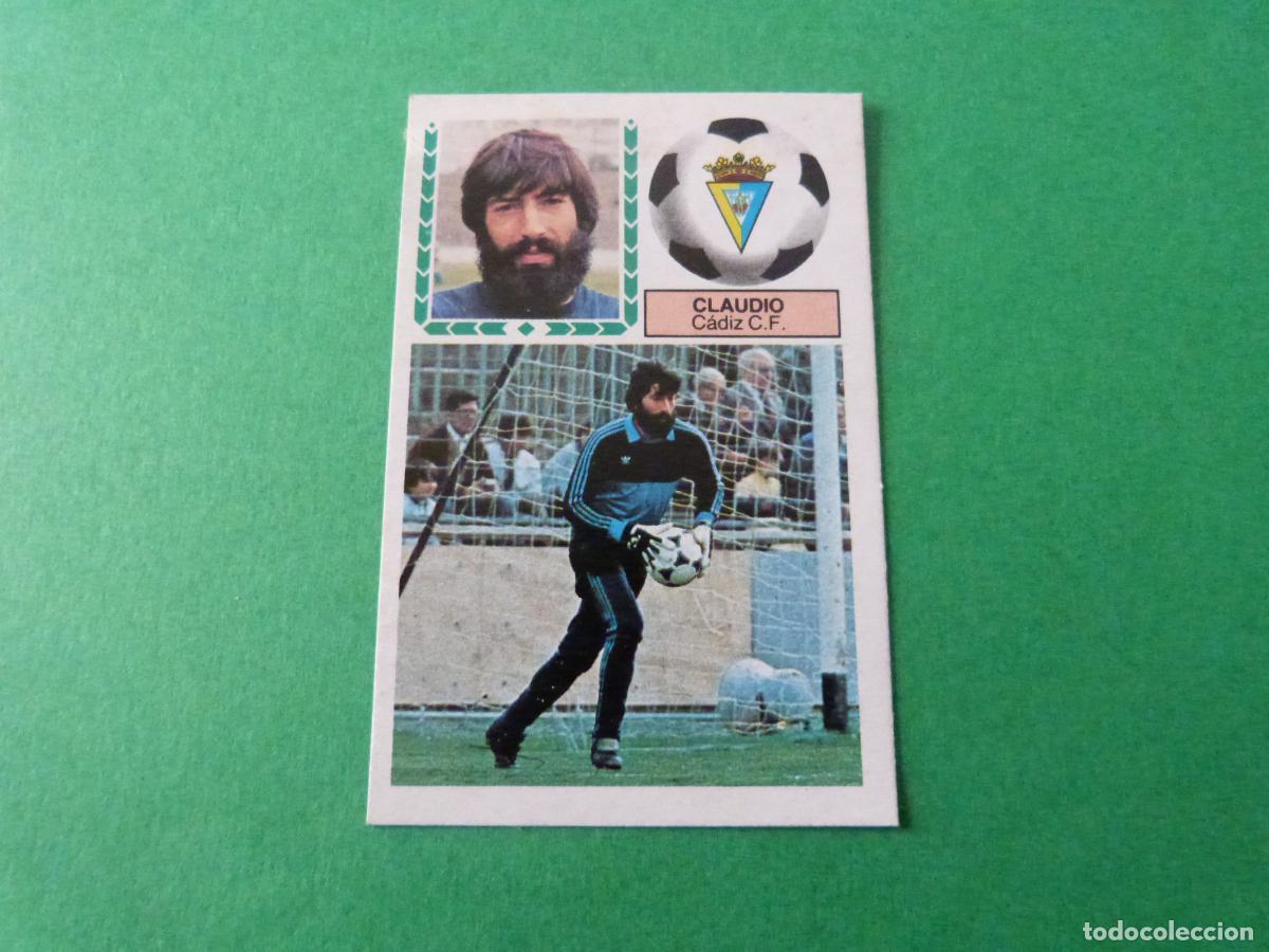 Cromos de F&uacute;tbol: CROMO FUTBOL CLAUDIO CADIZ C.F. DESPEGADO LIGA ESTE 1983-1984/83-84