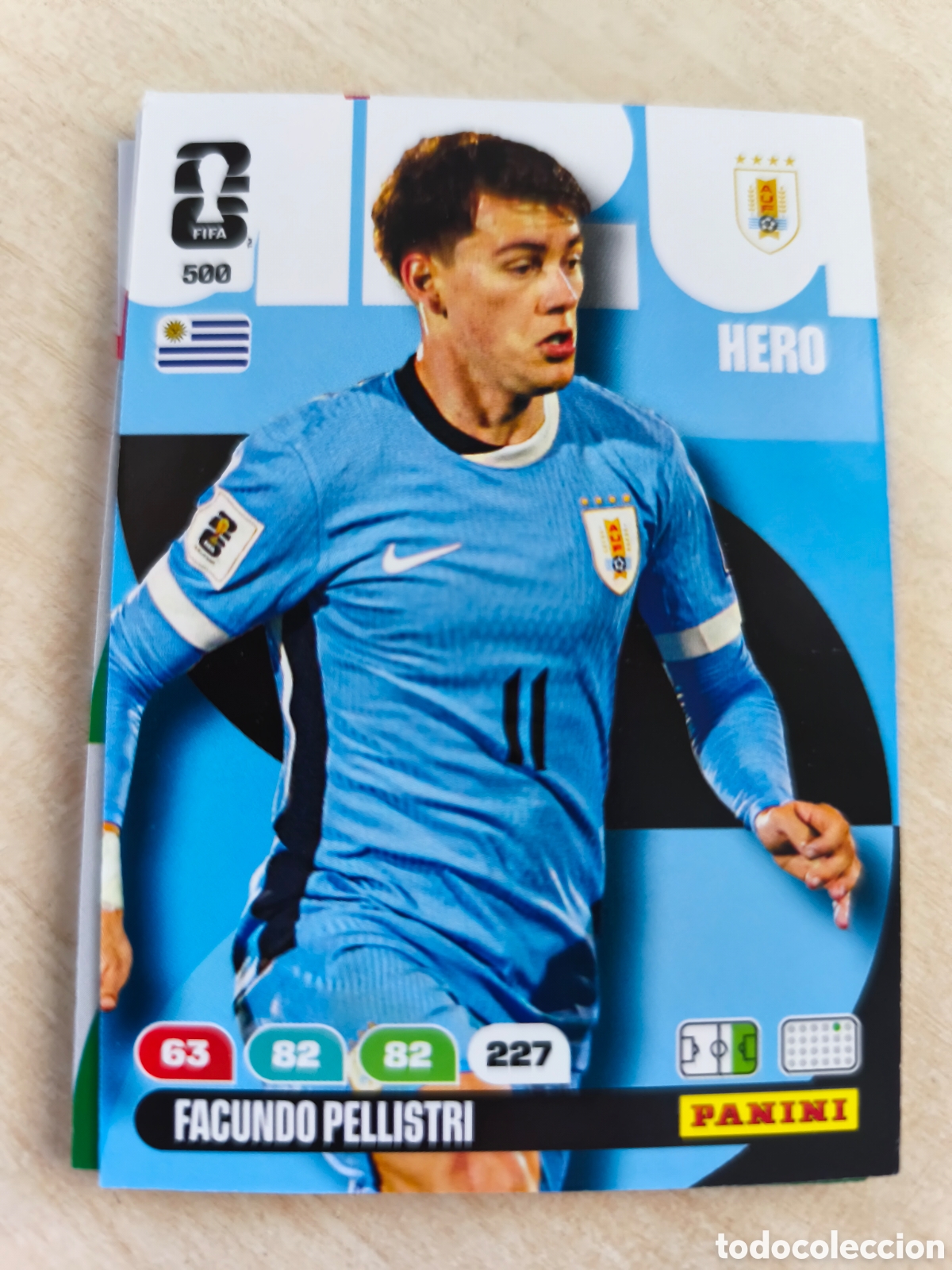 Cromos de F&uacute;tbol: 500 FACUNDO PELLISTRI URUGUAY ADRENALYN MUNDIAL FIFA WORLD CUP 2026 PANINI
