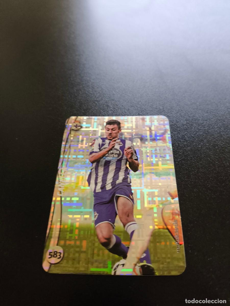 Cromos de F&uacute;tbol: 583 CANELLA DEPORTIVO DE L CORU&Ntilde;A BRILLO TETRIS PLATA MUNDICROMO LIGA 2014 2015 14 15 NO PANINI ESTE