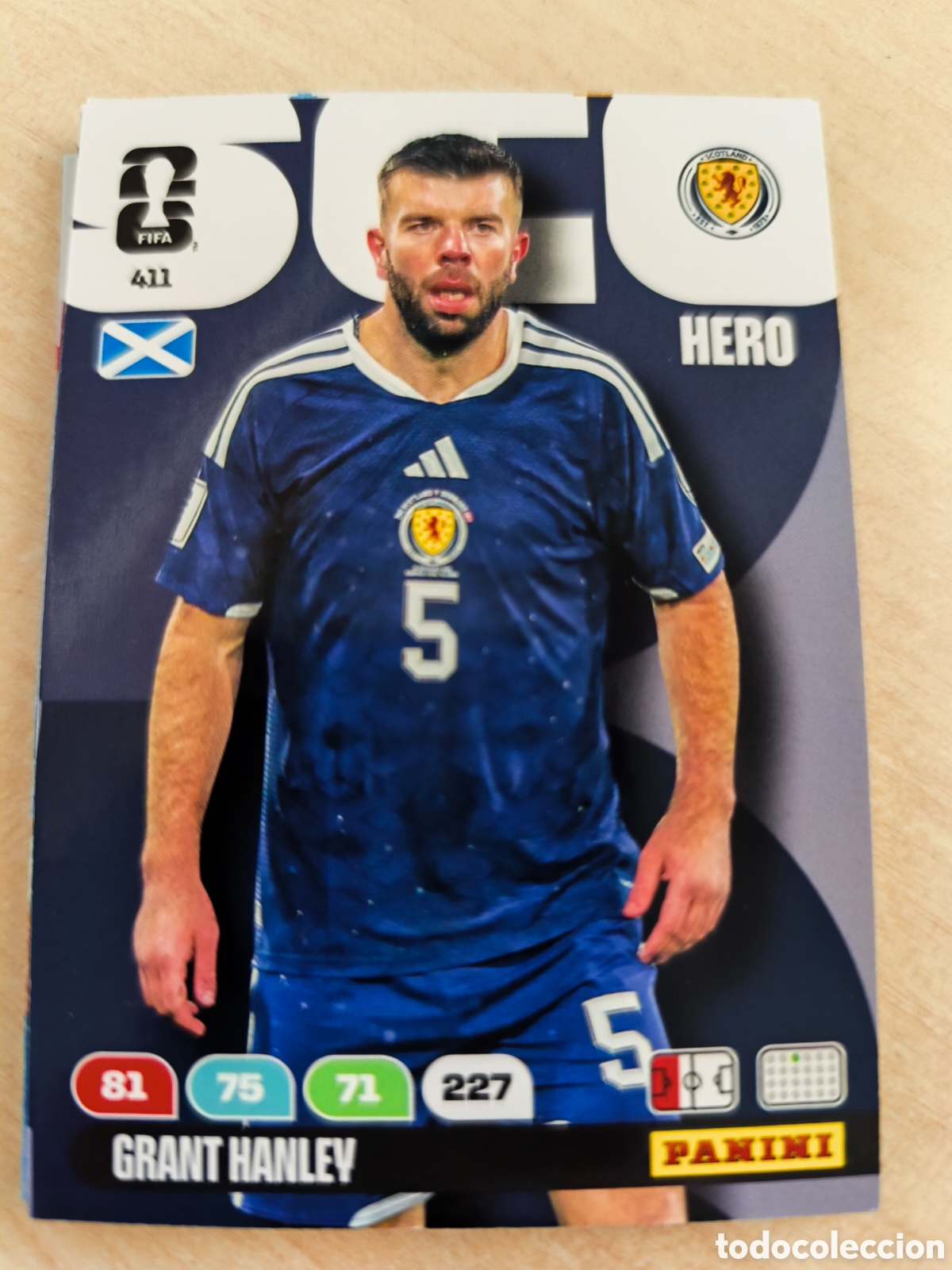Cromos de F&uacute;tbol: 411 WORLD CUP 2026 GRANT HANLEY ESCOCIA HERO ADRENALYN MUNDIAL PANINI 26