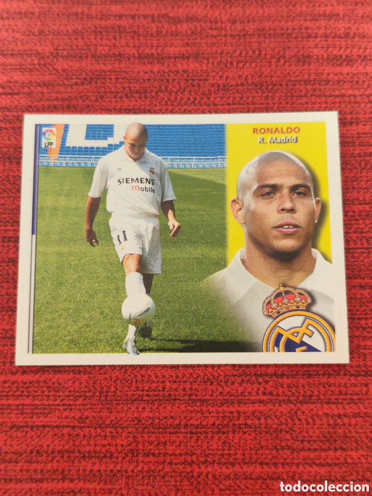 Cromos de F&uacute;tbol: FICHAJE 31 RONALDO ROOKIE REAL MADRID EDICIONES ESTE LIGA 2002 2003