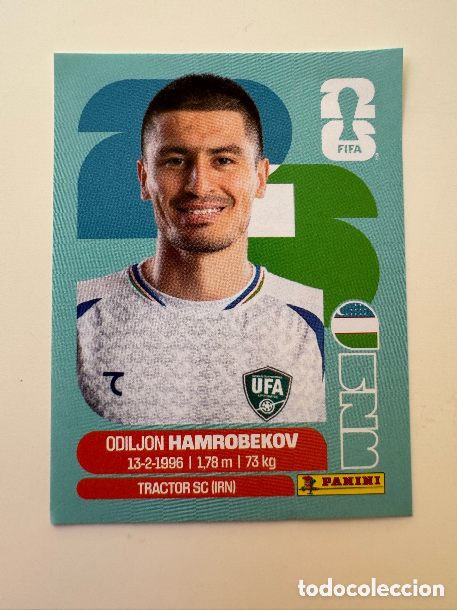 Cromos de F&uacute;tbol: Uzbekist&aacute;n UZB MUNDIAL FIFA WORLD CUP 2026 STICKER PANINI UZB10 &ndash; Odiljon Hamrobekov N&ordm; 10